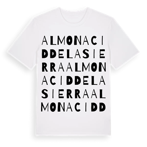 Almonacid de la Sierra ordlek t-shirt – ekologisk bomull t-shirt från Pinshirt