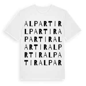 Alpartir ordlek t-shirt – ekologisk bomull t-shirt från Pinshirt