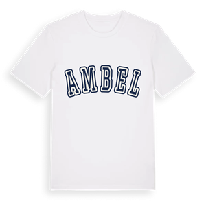 Ambel college t-shirt – ekologisk bomull t-shirt från Pinshirt