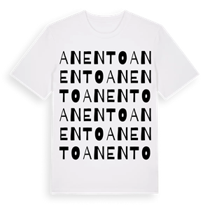 Anento ordlek t-shirt – ekologisk bomull t-shirt från Pinshirt