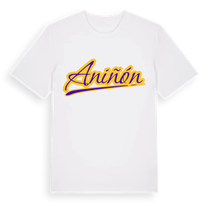 Aniñón baseball t-shirt – ekologisk bomull t-shirt från Pinshirt