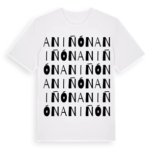 Aniñón ordlek t-shirt – ekologisk bomull t-shirt från Pinshirt