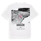 Aragón karta t-shirt