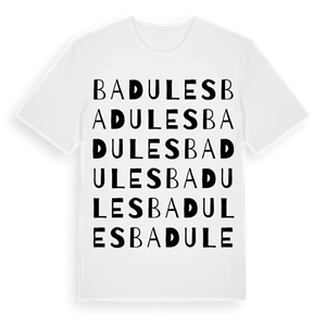 Badules ordlek t-shirt – ekologisk bomull t-shirt från Pinshirt