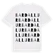 Bardallur ordlek t-shirt