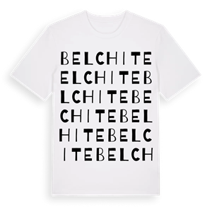 Belchite ordlek t-shirt – ekologisk bomull t-shirt från Pinshirt