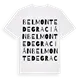Belmonte de Gracián ordlek t-shirt