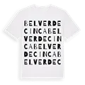 Belver de Cinca ordlek t-shirt