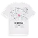 Berbegal karta t-shirt