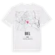 Biel karta t-shirt