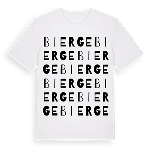 Bierge ordlek t-shirt – ekologisk bomull t-shirt från Pinshirt