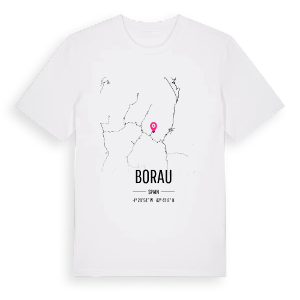 Borau karta t-shirt – ekologisk bomull t-shirt från Pinshirt