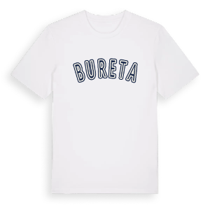 Bureta college t-shirt – ekologisk bomull t-shirt från Pinshirt