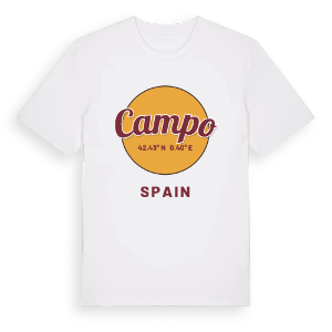 Campo cirkel t-shirt – ekologisk bomull t-shirt från Pinshirt