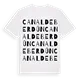 Canal de Berdún ordlek t-shirt