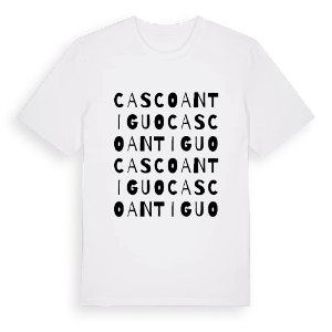 Casco Antiguo ordlek t-shirt – ekologisk bomull t-shirt från Pinshirt