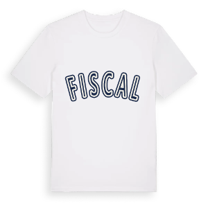 Fiscal college t-shirt – ekologisk bomull t-shirt från Pinshirt