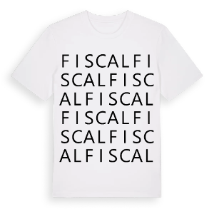 Fiscal ordlek t-shirt – ekologisk bomull t-shirt från Pinshirt