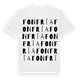 Fonfría ordlek t-shirt
