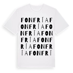 Fonfría ordlek t-shirt – ekologisk bomull t-shirt från Pinshirt