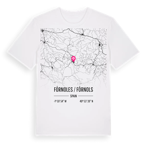 Fórnoles / Fórnols karta t-shirt – ekologisk bomull t-shirt från Pinshirt