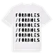 Fórnoles / Fórnols ordlek t-shirt