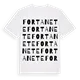 Fortanete ordlek t-shirt