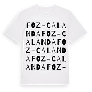 Foz-Calanda ordlek t-shirt – ekologisk bomull t-shirt från Pinshirt