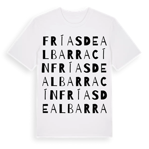 Frías de Albarracín ordlek t-shirt – ekologisk bomull t-shirt från Pinshirt