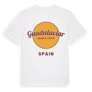 Guadalaviar cirkel t-shirt – ekologisk bomull t-shirt från Pinshirt