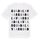 Guadalaviar ordlek t-shirt