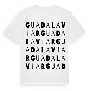 Guadalaviar ordlek t-shirt – ekologisk bomull t-shirt från Pinshirt