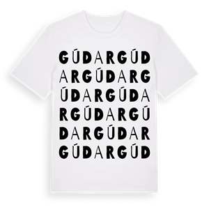 Gúdar ordlek t-shirt – ekologisk bomull t-shirt från Pinshirt