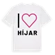 Jag älskar Híjar t-shirt stort tryck