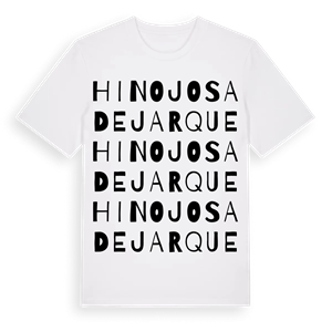 Hinojosa de Jarque ordlek t-shirt – ekologisk bomull t-shirt från Pinshirt