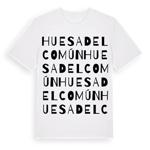 Huesa del Común ordlek t-shirt – ekologisk bomull t-shirt från Pinshirt