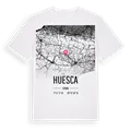 Huesca karta t-shirt