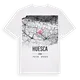 Huesca karta t-shirt