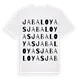 Jabaloyas ordlek t-shirt