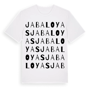 Jabaloyas ordlek t-shirt – ekologisk bomull t-shirt från Pinshirt