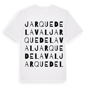 Jarque de la Val ordlek t-shirt – ekologisk bomull t-shirt från Pinshirt