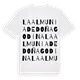 La Almunia de Doña Godina ordlek t-shirt