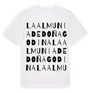 La Almunia de Doña Godina ordlek t-shirt – ekologisk bomull t-shirt från Pinshirt