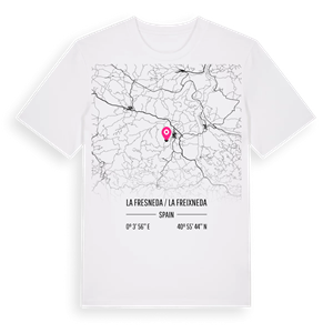 La Fresneda / la Freixneda karta t-shirt – ekologisk bomull t-shirt från Pinshirt