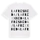 La Fresneda / la Freixneda ordlek t-shirt