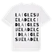 La Iglesuela del Cid ordlek t-shirt