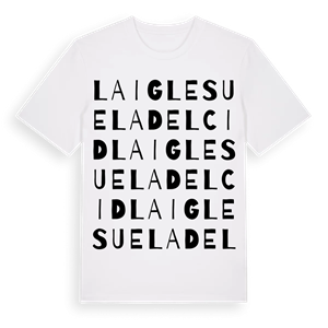 La Iglesuela del Cid ordlek t-shirt – ekologisk bomull t-shirt från Pinshirt