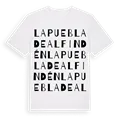 La Puebla de Alfindén ordlek t-shirt