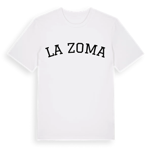 La Zoma böjd t-shirt – ekologisk bomull t-shirt från Pinshirt