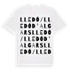 Lledó / Lledó d'Algars ordlek t-shirt